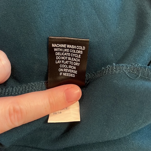 Torrid Teal Ponte A-Line Sleeveless Dress - Picture 7 of 7